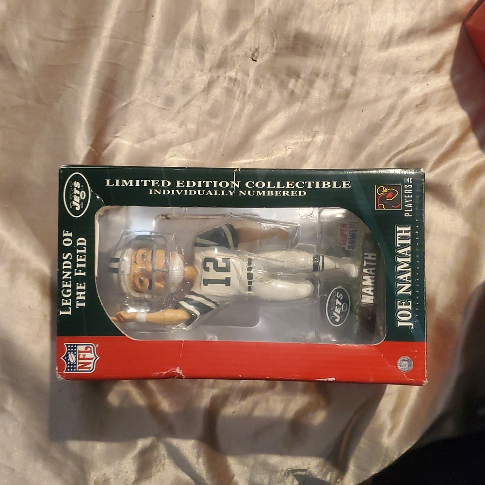 NFL Legends of the Field Joe Namath Collectible Figure - Green and White